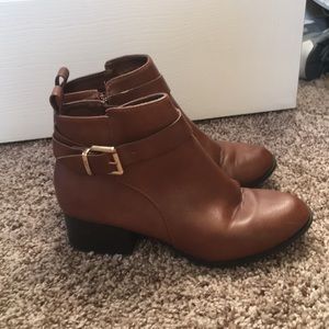 Brown booties
